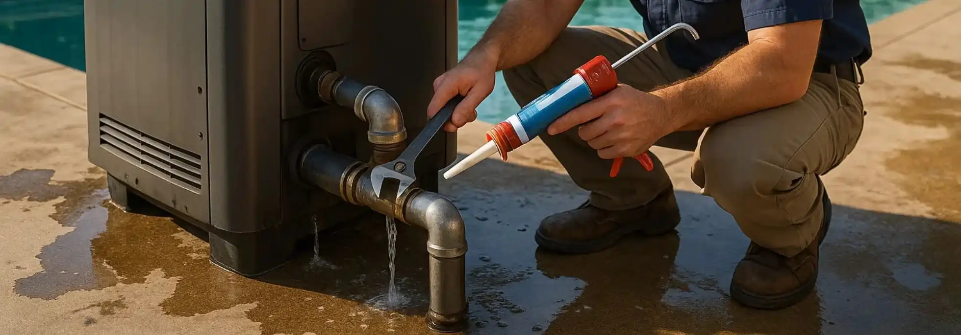  Pool Heater Leak Repair - HVAC Collingwood